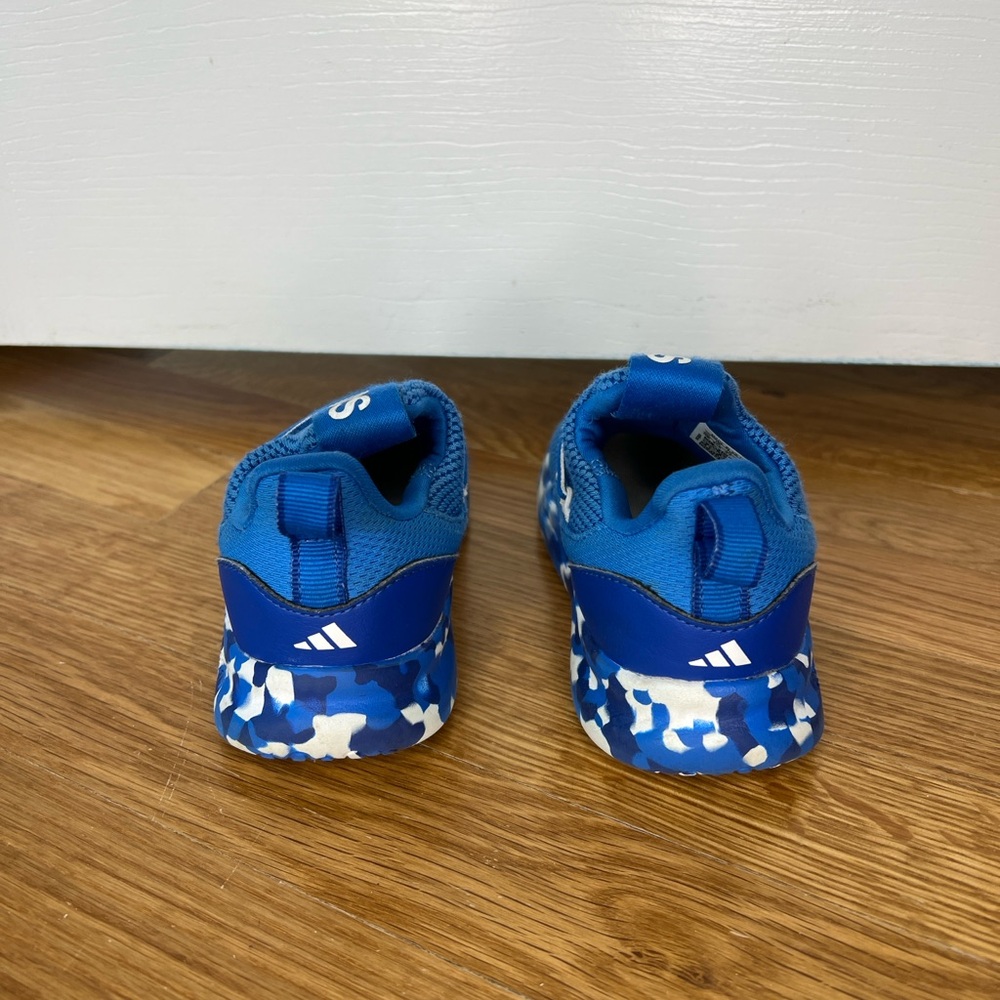 Adidas Kids Blue Slip-On Sneakers Size 10K | Lightweight Play Shoes - Picture 6 of 7